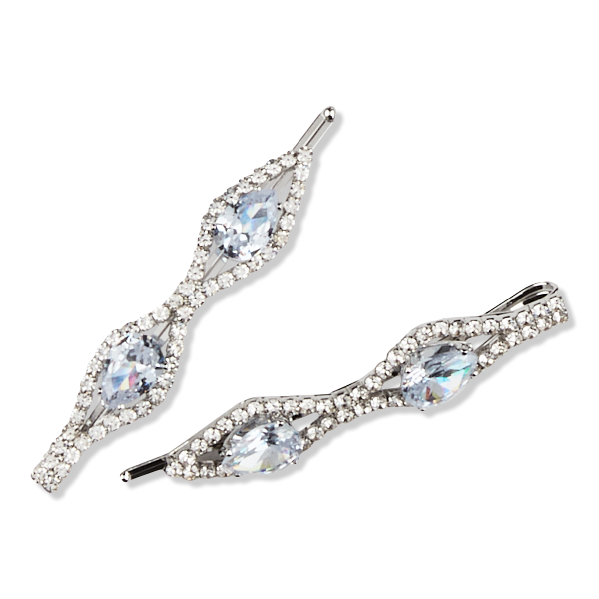 Scünci Elite Rhinestone Bobby Pins, 2 ea