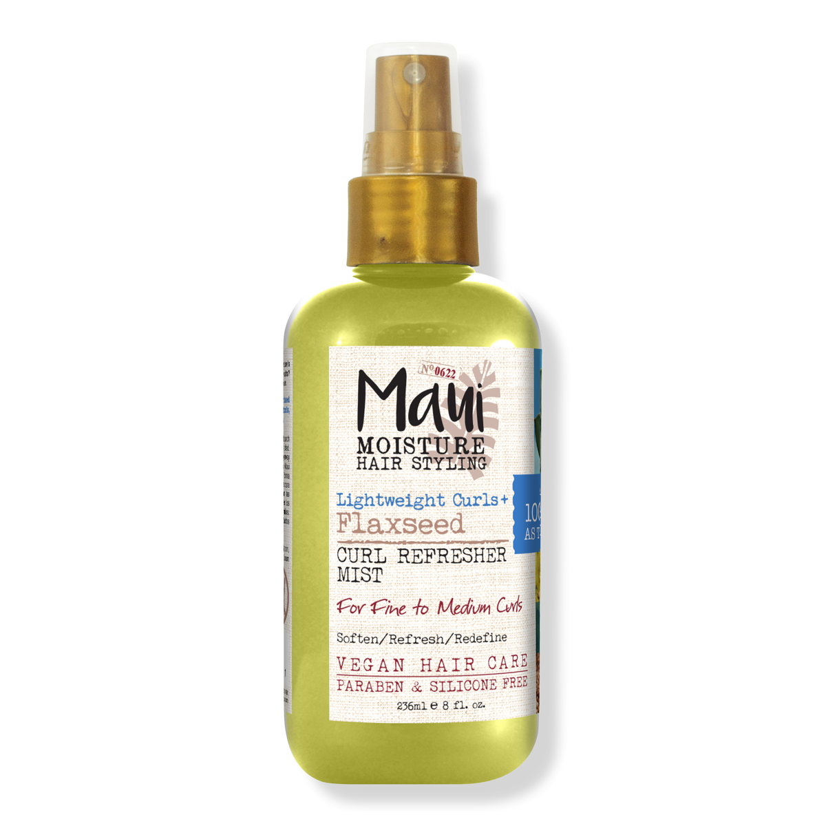Maui Moisture Lightweight Curls+ Flaxseed Curl Refresher Mist Lockenspray, 8 oz