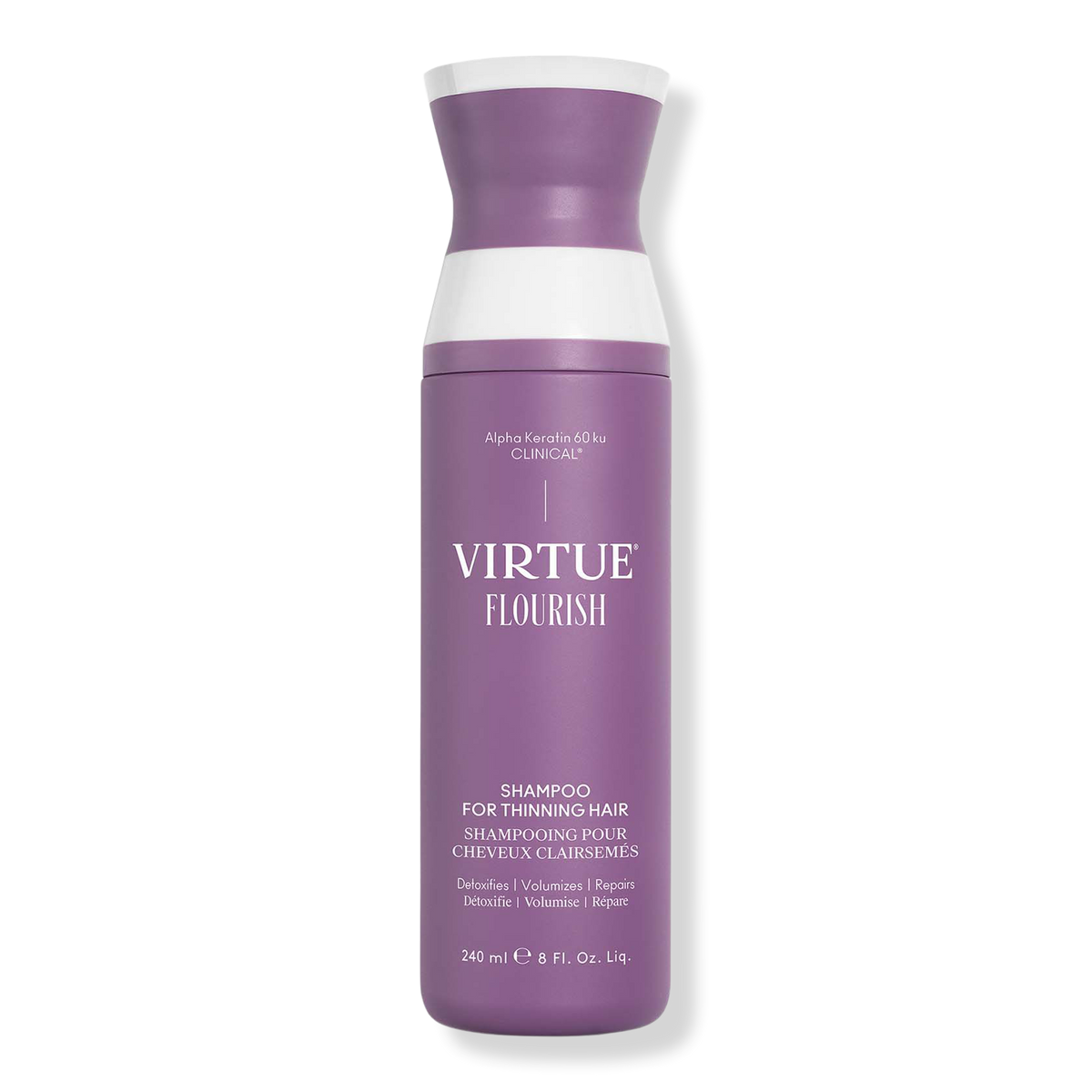 Virtue Flourish Shampoo for Thinning Hair, 8 oz