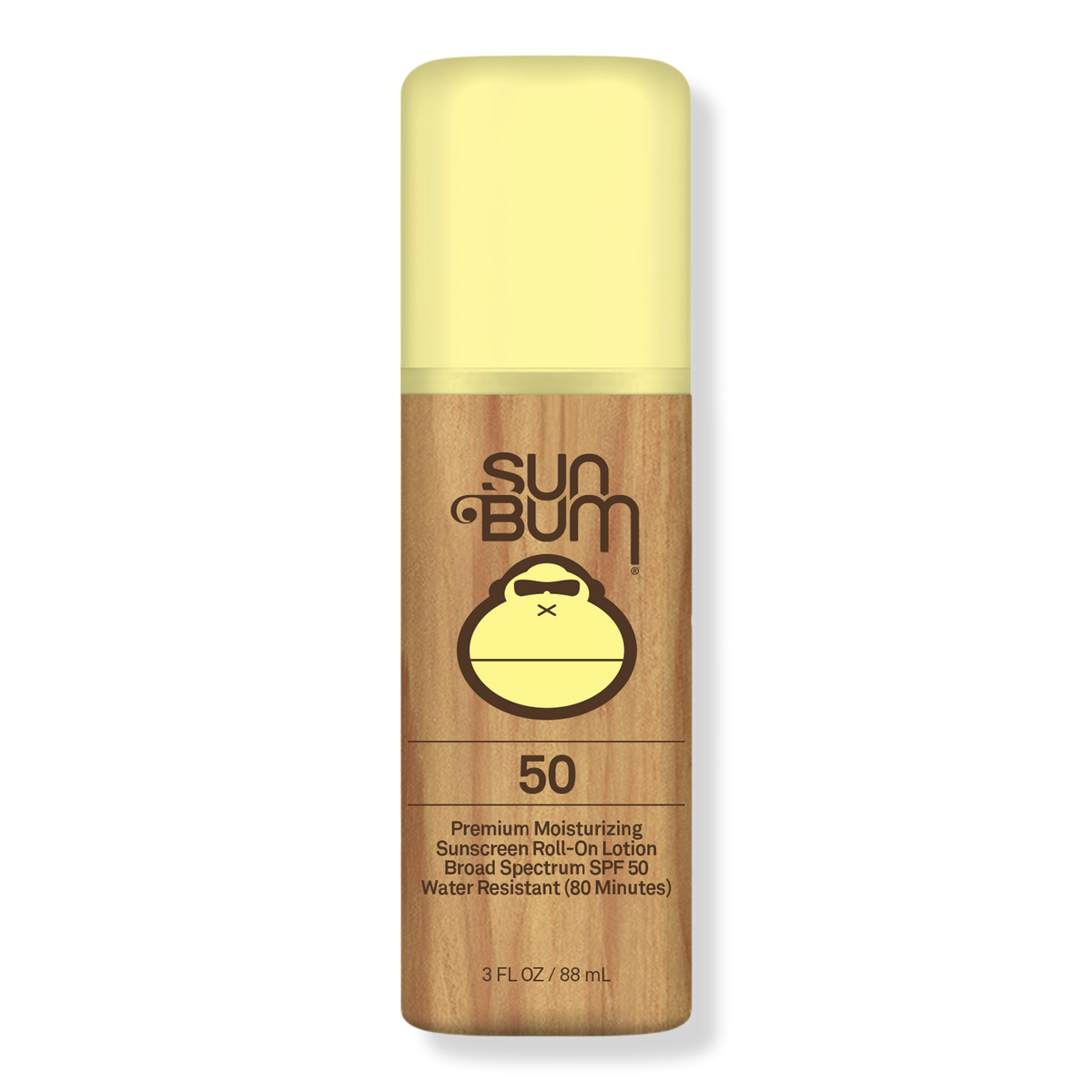 Sun Bum Original, SPF 50 Sunscreen Roll-On Lotion, 3 oz