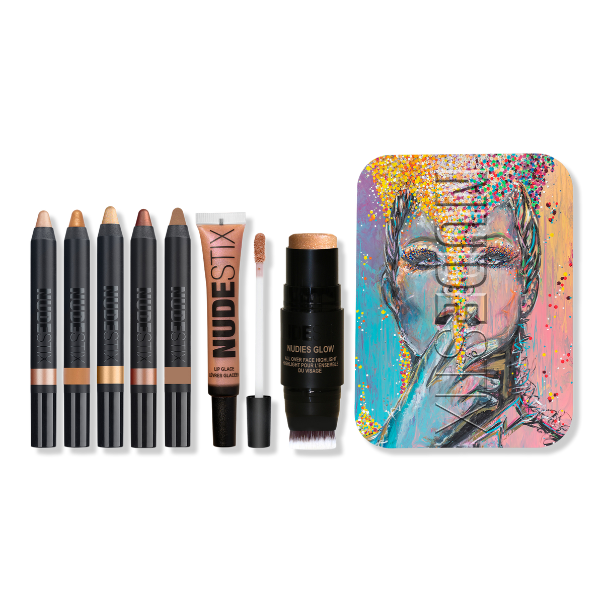 NUDESTIX Euphoric Nudes 7-Piece Festival Palette