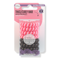 Invisibobble EXTRA HOLD Multipack, Pink & Brown, 8 ea