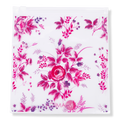 Miamica Pink Floral Resealable Bags, 12 ea