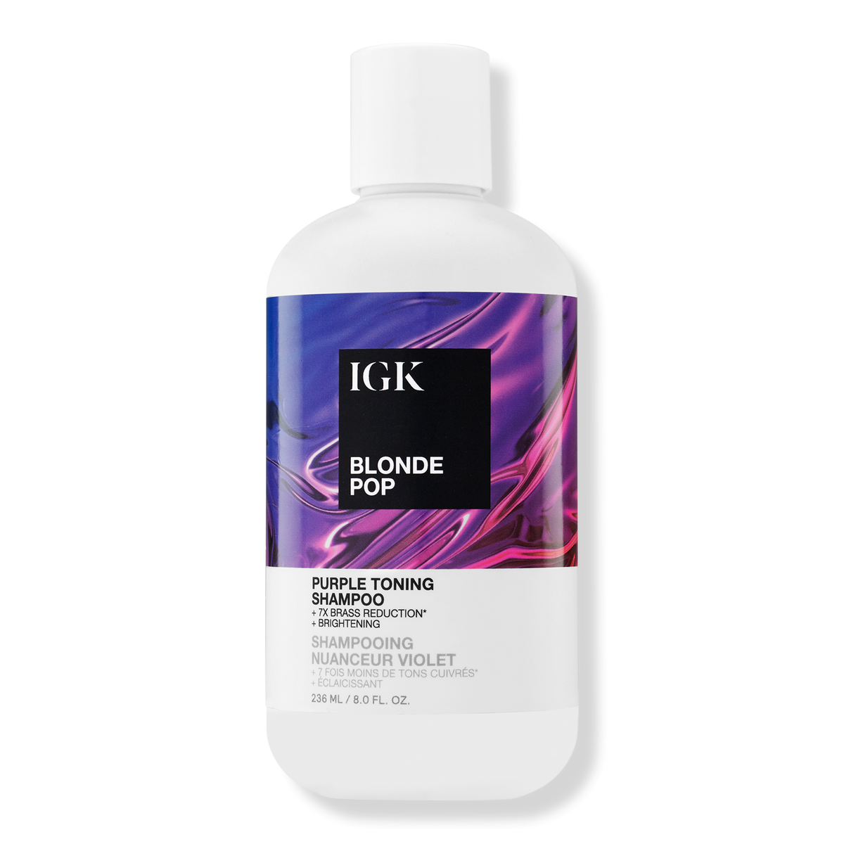 IGK Blonde Pop Shampoo Purple Toning, 8 oz