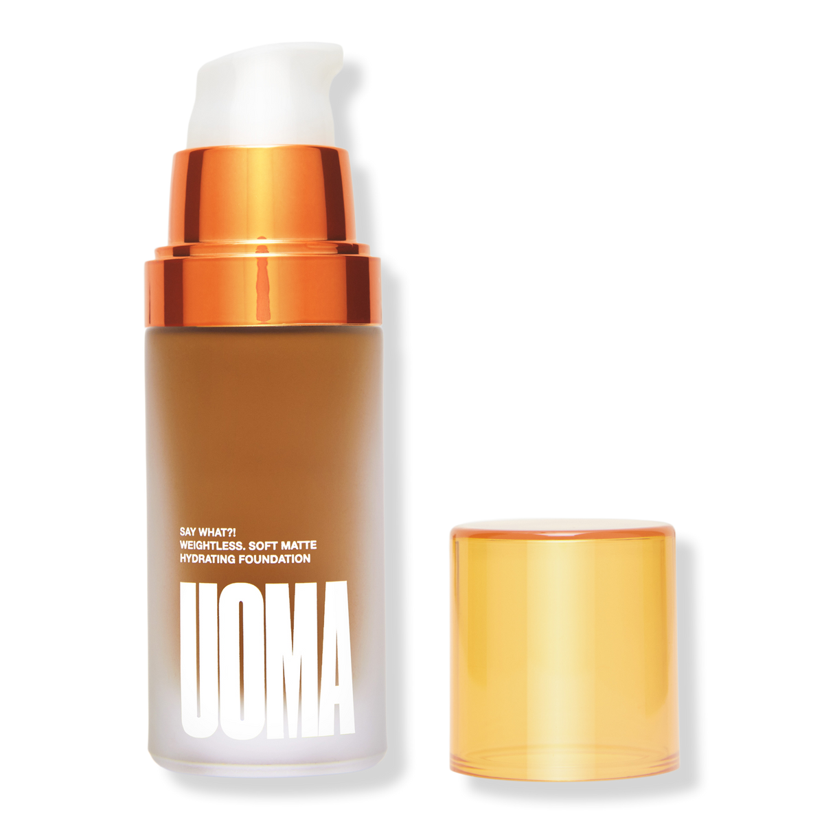 UOMA Beauty Say What?! Foundation, Brown Sugar T1W, 1 oz