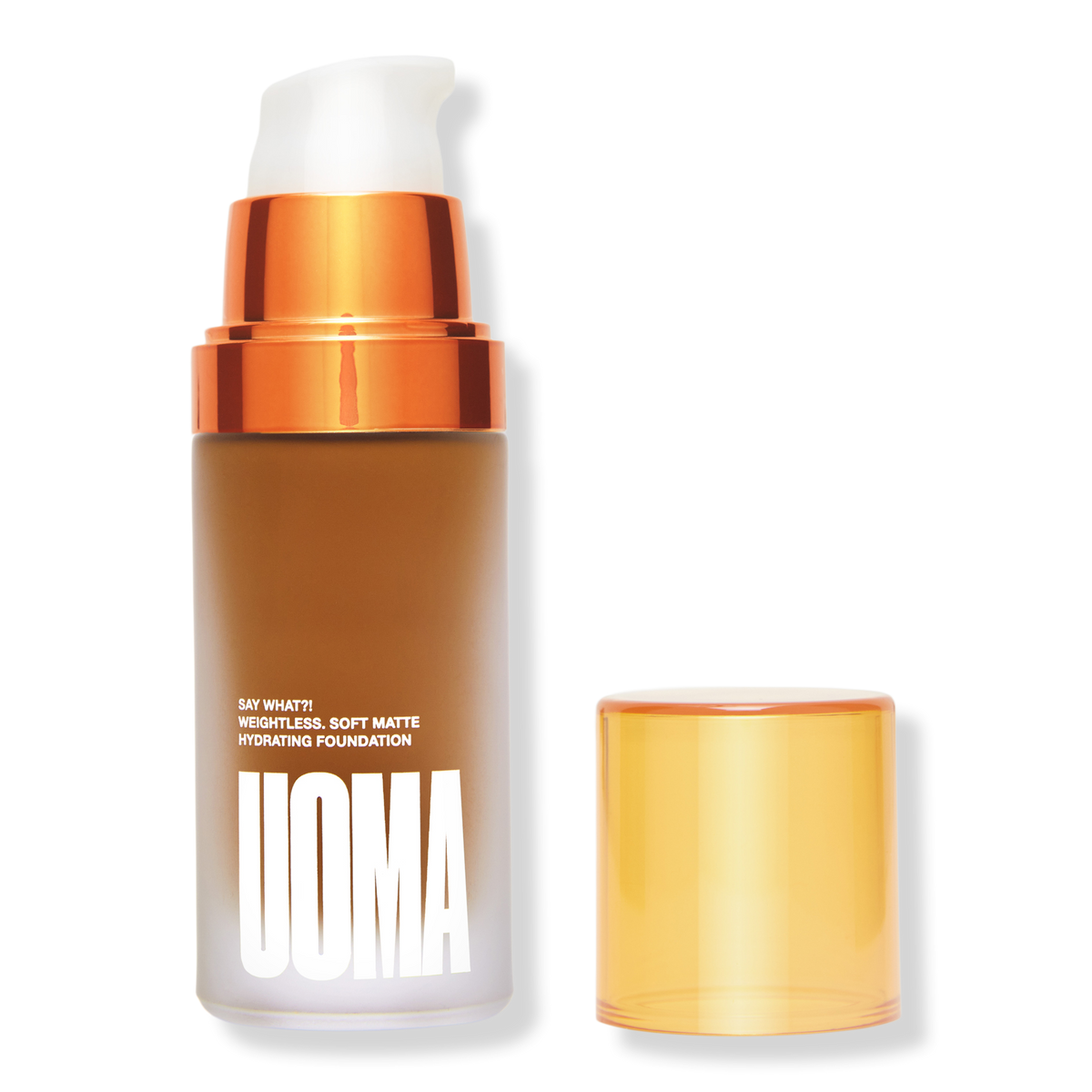 UOMA Beauty Say What?! Foundation, Brown Sugar T2W, 1 oz