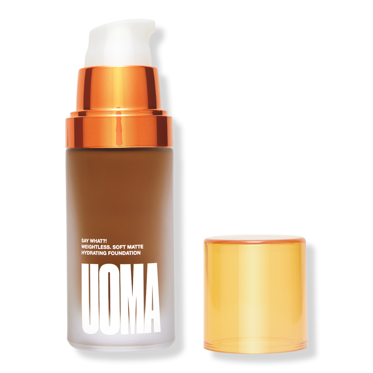 UOMA Beauty Say What?! Foundation, Brown Sugar T4N, 1 oz