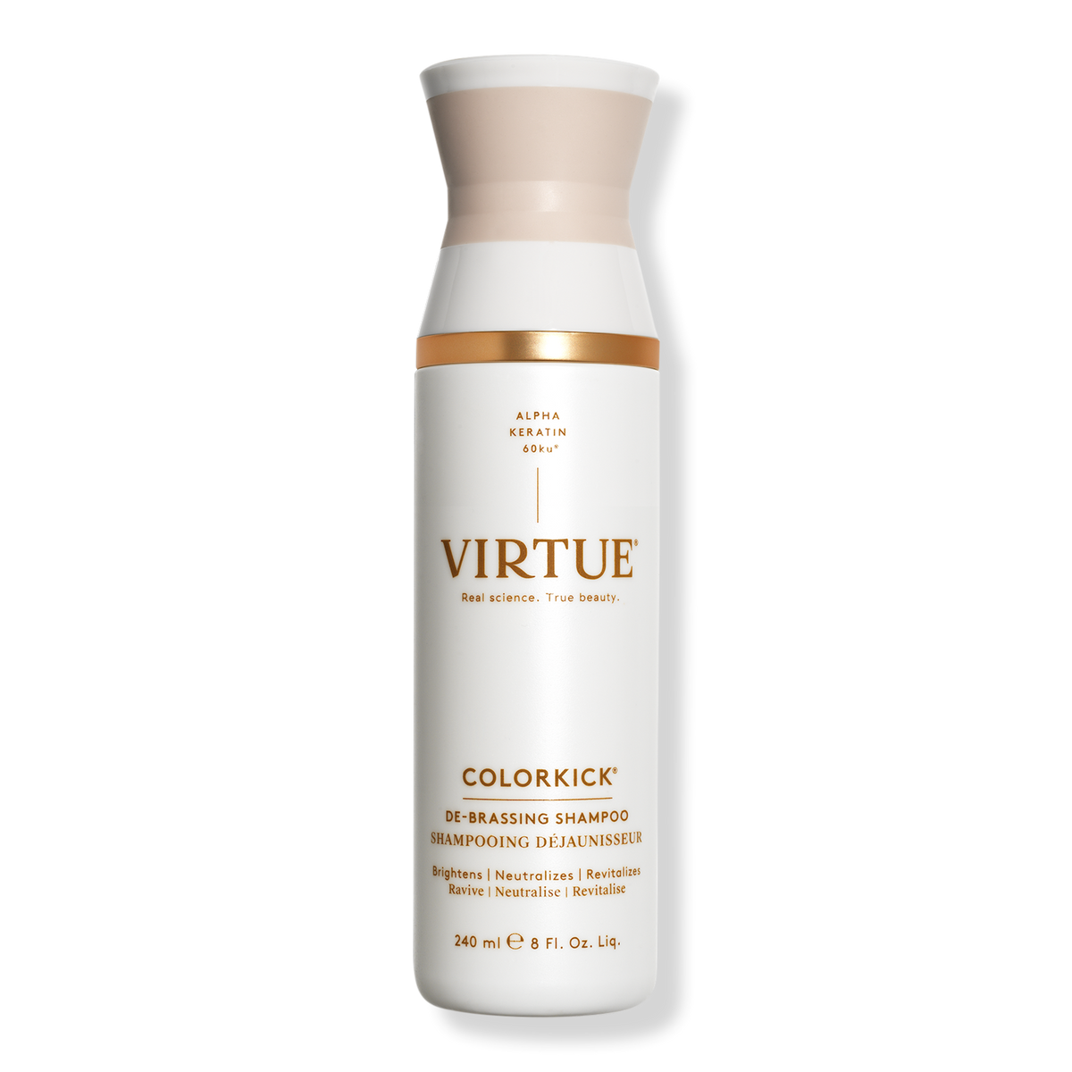 Virtue ColorKick De-Brassing Shampoo, 8 oz