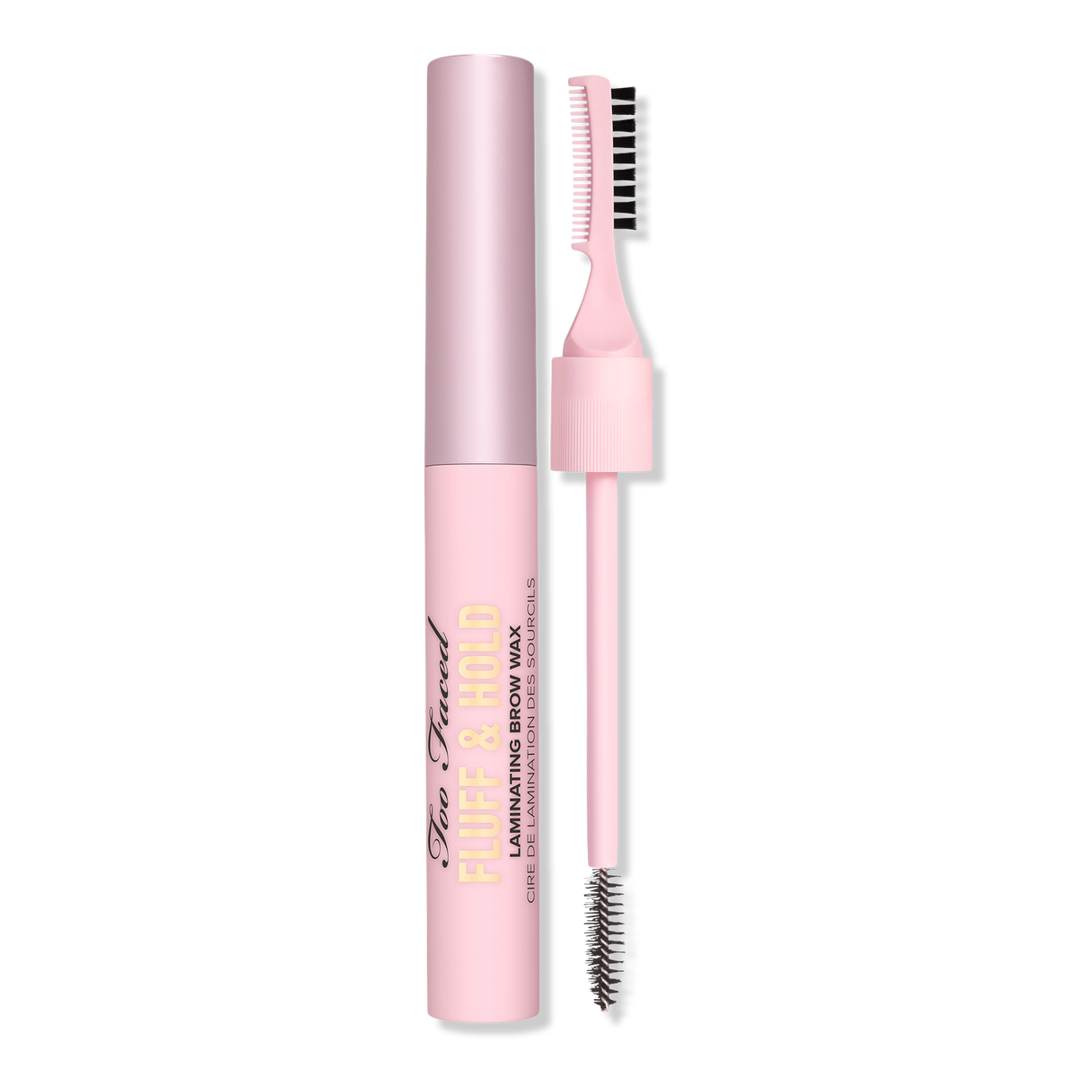 Too Faced Fluff & Hold Laminating Brow Wax, Crystal Clear, 0.36 oz