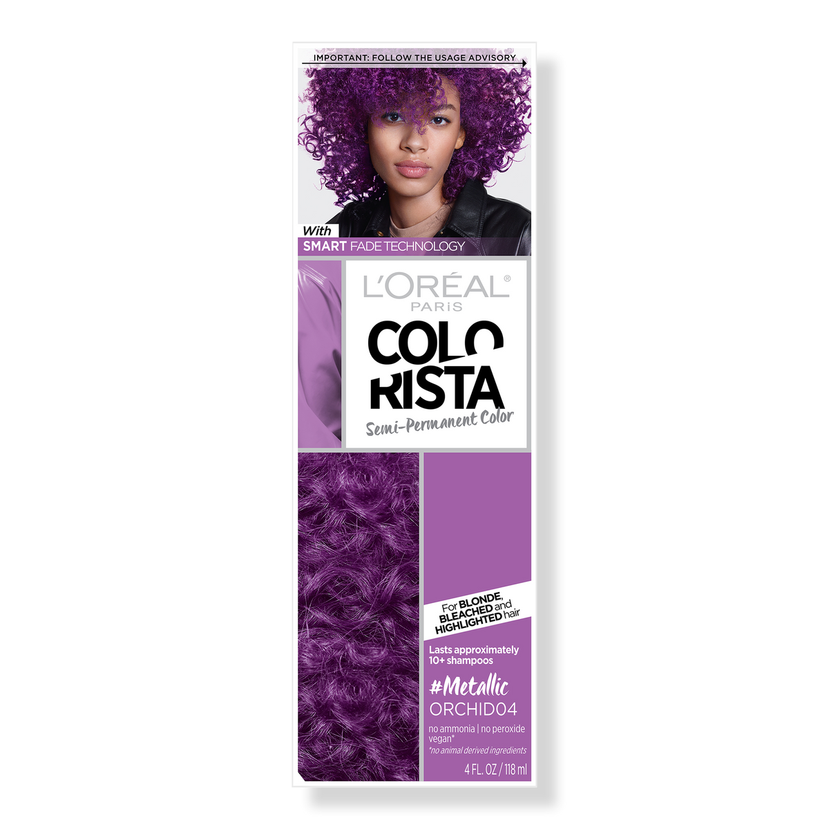 L'Oréal Colorista Metallic Semi-Permanent Hair Color, #Metallic Orchid