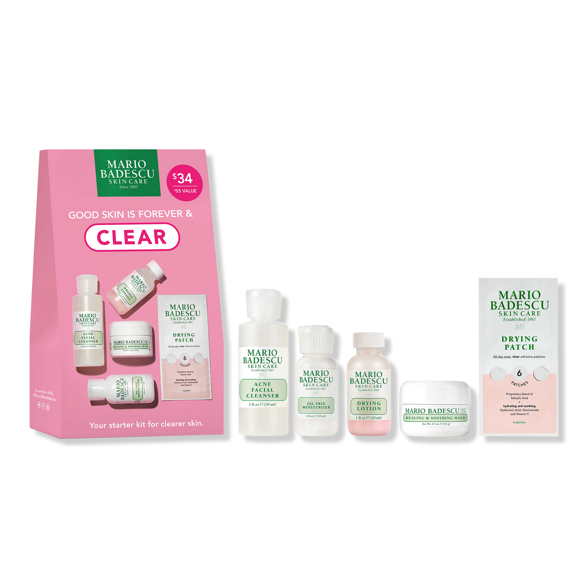 Mario Badescu Good Skin is Forever & Clear, 1 ea
