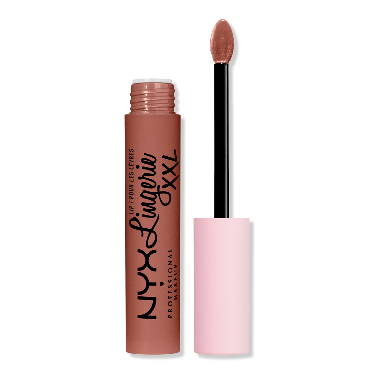 NYX Professional Makeup Lip Lingerie XXL Langanhaltender matter Flüssiglippenstift, Candela Babe, 0.13 oz