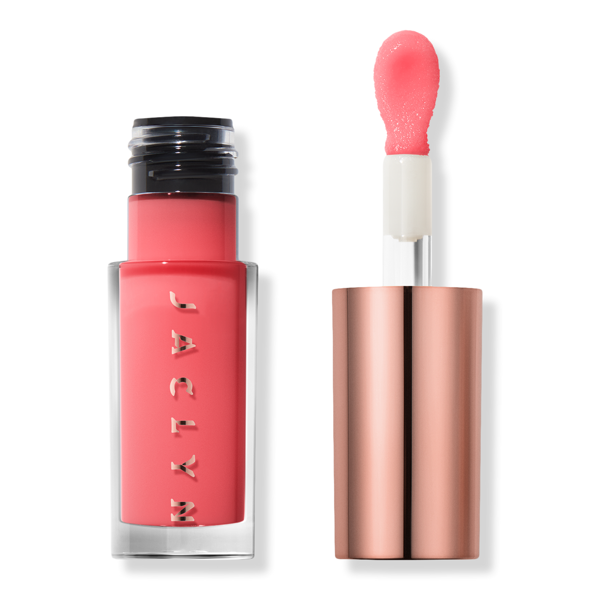 Jaclyn Cosmetics Pout Drip Feuchtigkeitsspendendes Lippenöl, Rose Drip, 0.08 oz