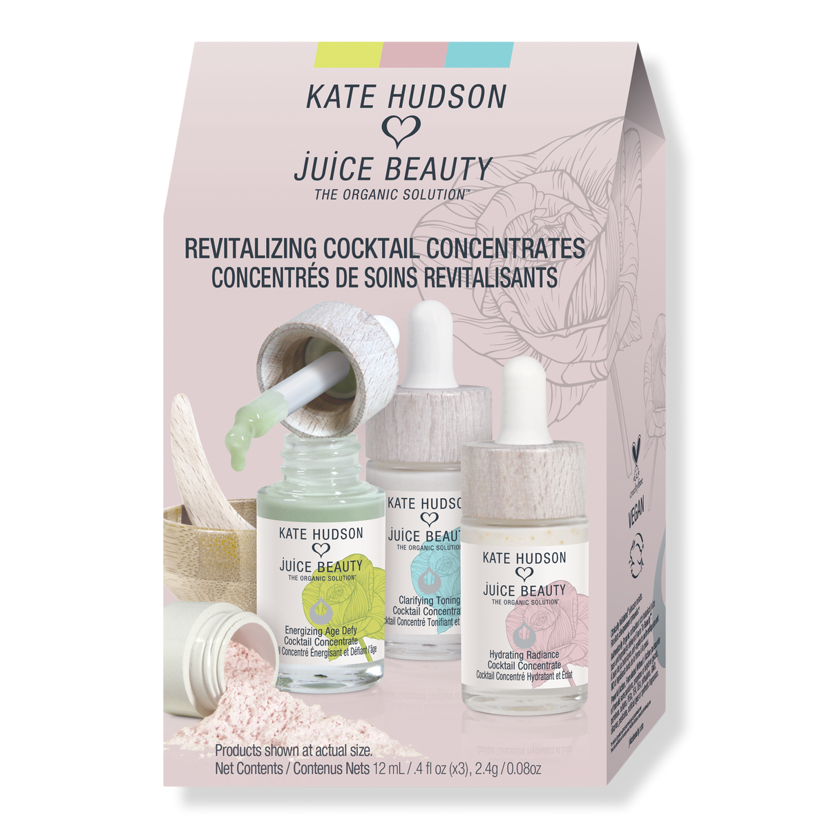 Juice Beauty Kate Hudson Revitalizing Cocktail Concentrates Kit