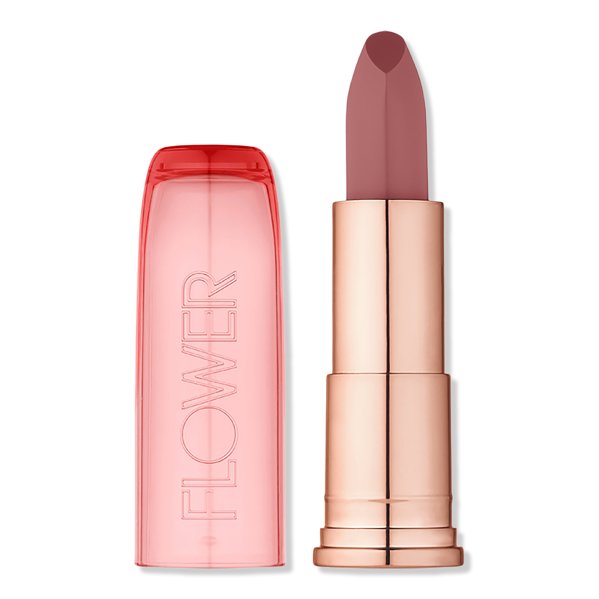 FLOWER Beauty Perfect Pout Feuchtigkeitsspendender Lippenstift, Blush Rose, 0.14 oz