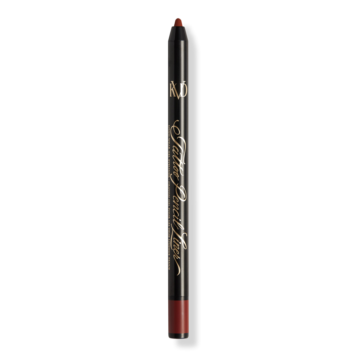 KVD Beauty Tattoo Pencil Liner Waterproof Long-Wear Gel Eyeliner, Madder Red, 0.0176 oz