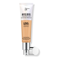 IT Cosmetics Supersize Bye Bye Foundation Feuchtigkeitscreme mit voller Deckkraft, SPF 50+, Medium Tan, 2.53 oz
