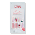 Kiss Jelly Cookie Jelly Fantasy Sculpted Fake Nails
