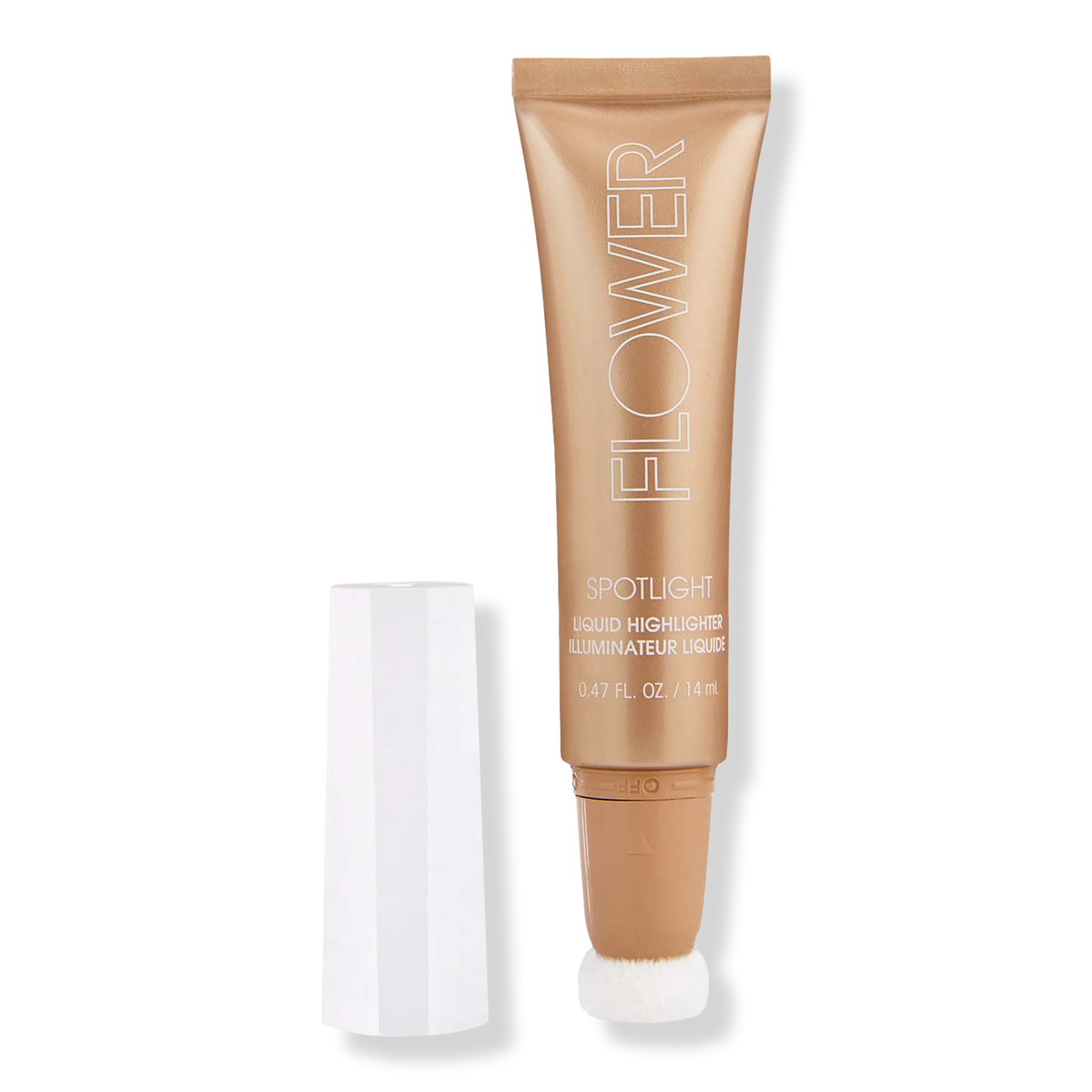 FLOWER Beauty Spotlight Liquid Highlight, Gilded, 0.47 oz