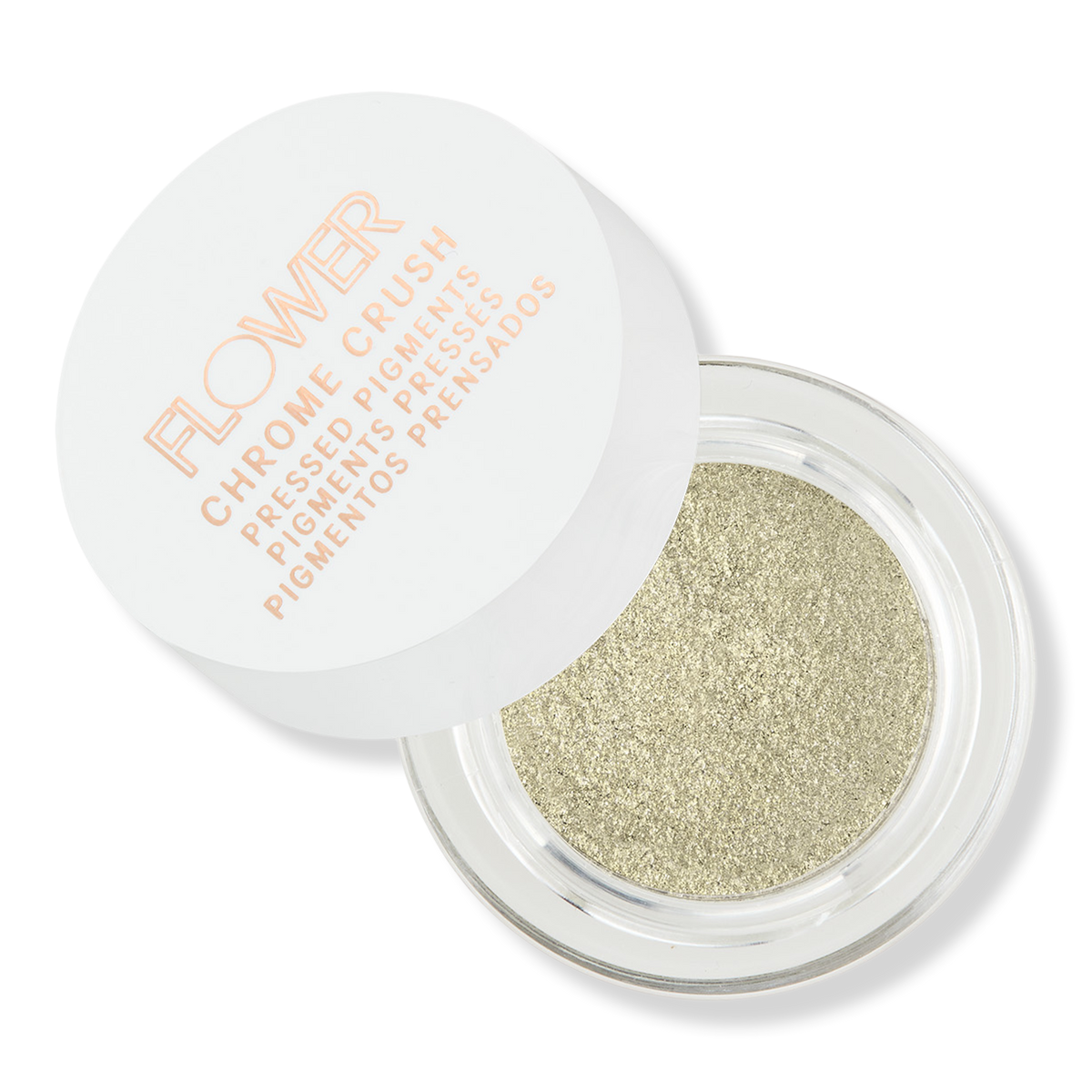 FLOWER Beauty Chrome Crush Pressed Pigments, Jade, 0.1 oz