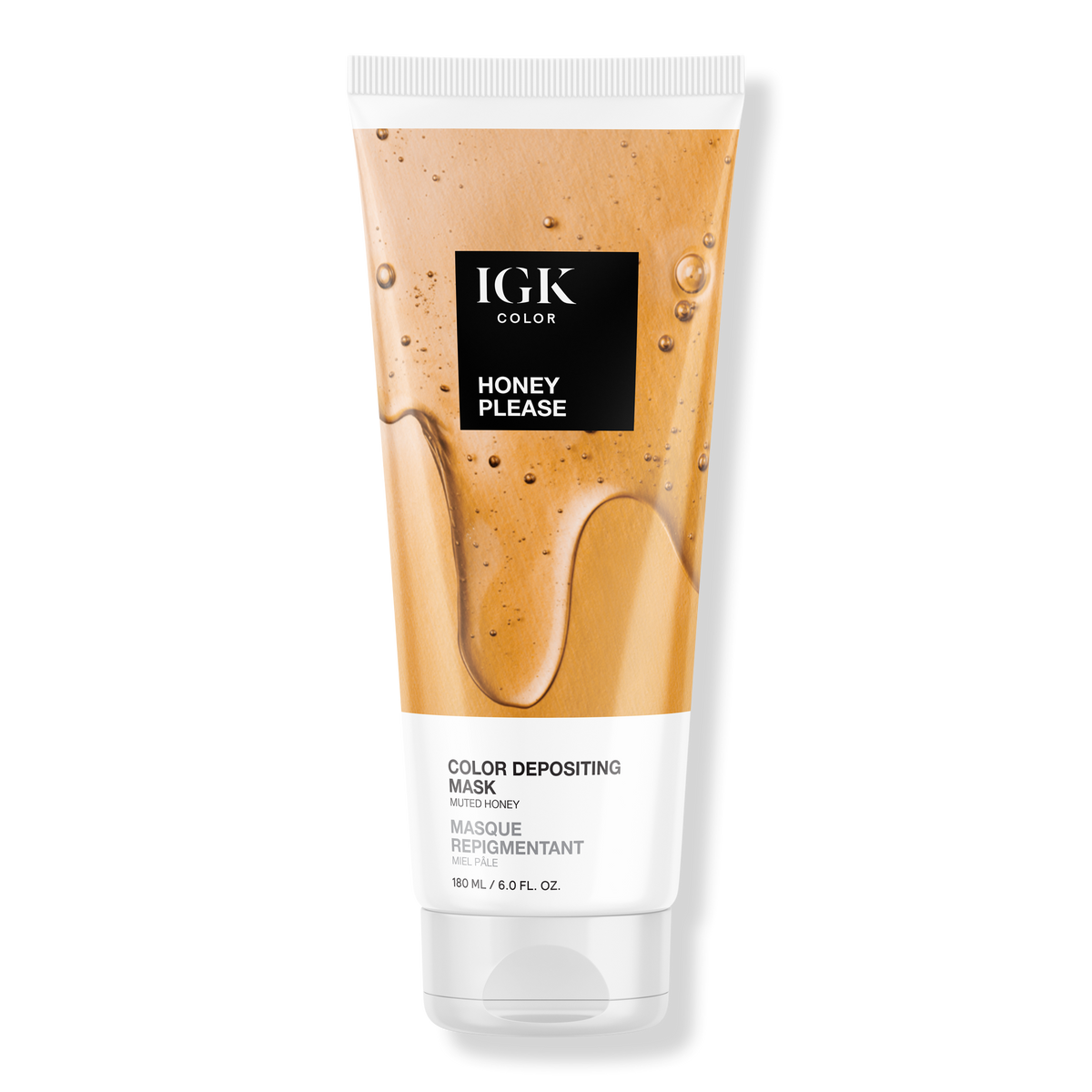 IGK Color Depositing Mask Haarmaske, Honey Please, 6 oz