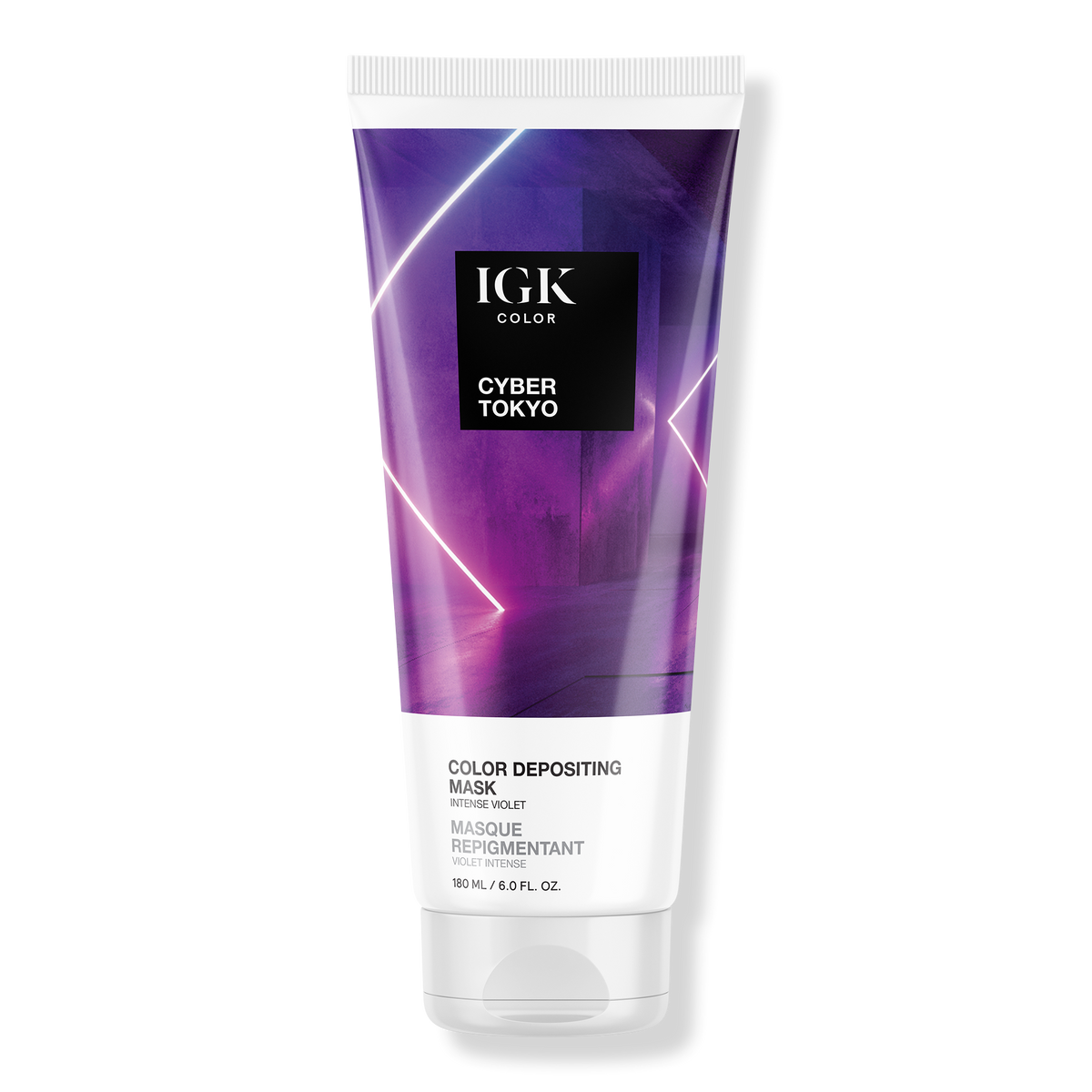 IGK Color Depositing Mask Haarmaske, Cyber Tokyo, 6 oz