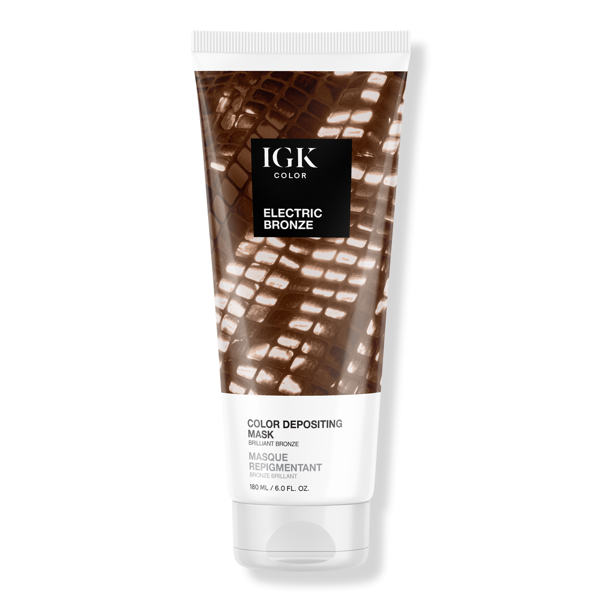 IGK Color Depositing Mask Haarmaske, Electric Bronze, 6 oz