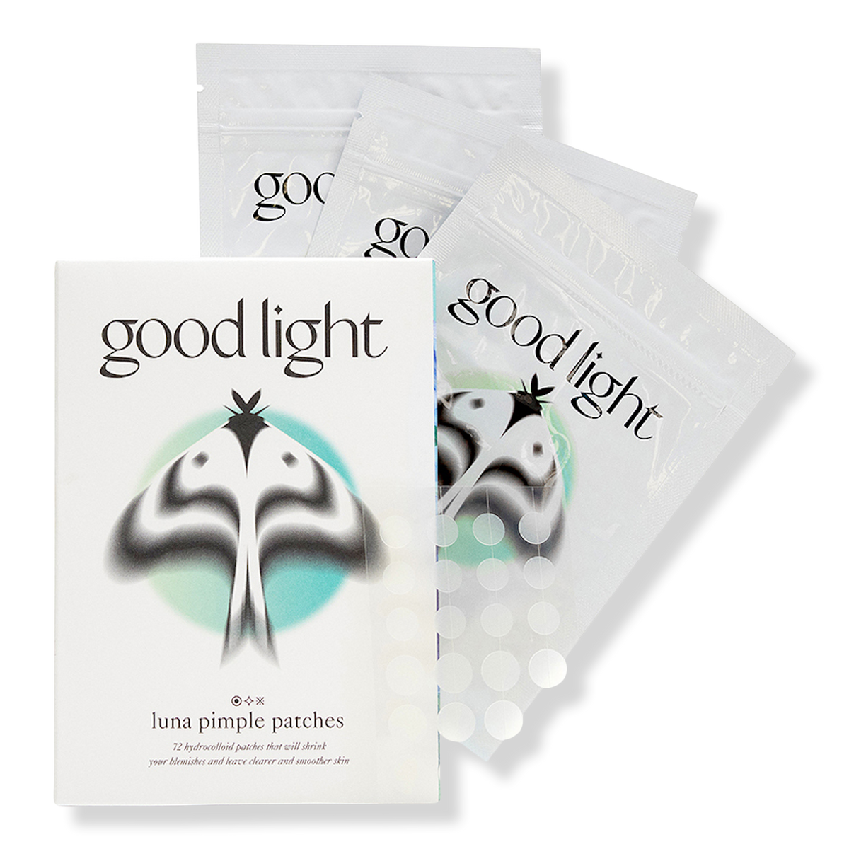 good light Luna Pimple Patches, 72 ea, 24 ea