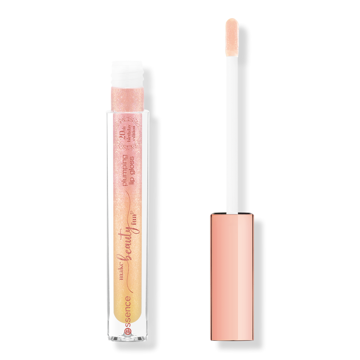 Essence Make Beauty Fun Plumping Lipgloss, 01 Swipe For Happiness