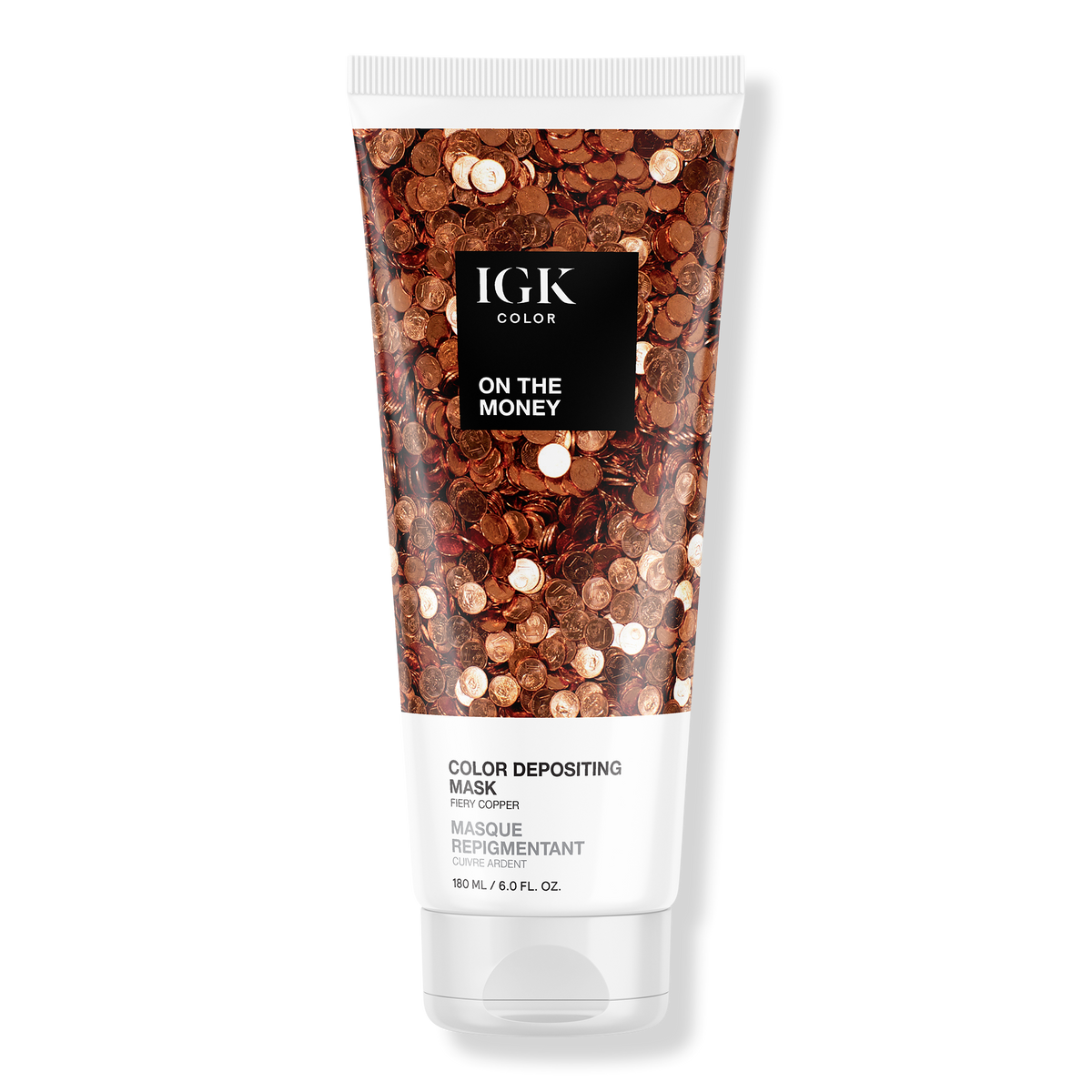 IGK Color Depositing Mask Haarmaske, On The Money, 6 oz