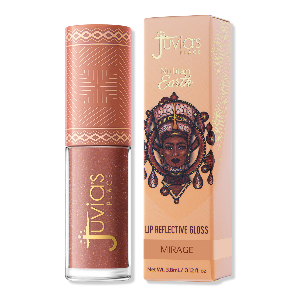 Juvia's Place Nubian Earth Lip Gloss, Mirage, 0.12 oz