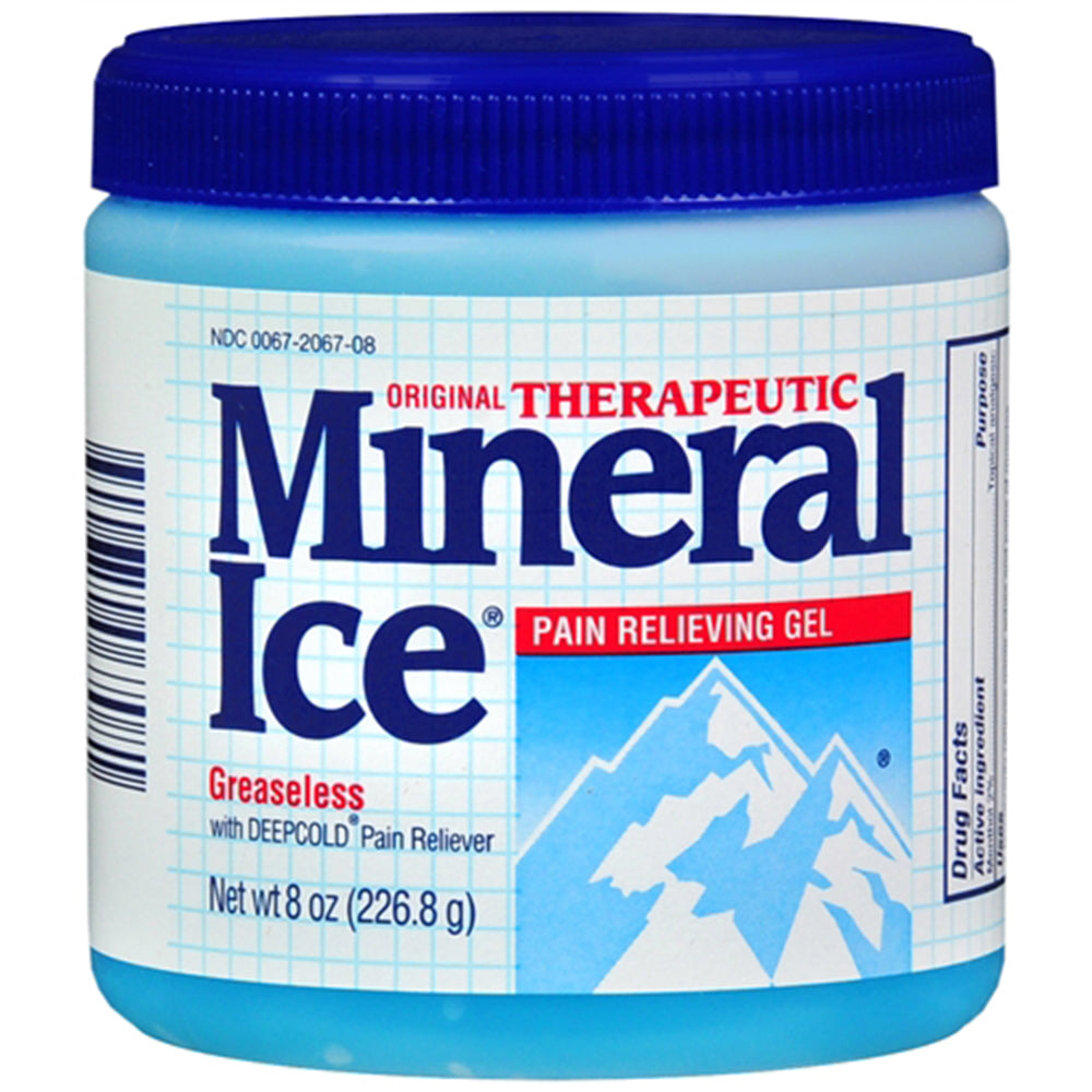 Therapeutic Mineral Ice Pain Relieving Gel, 8 oz