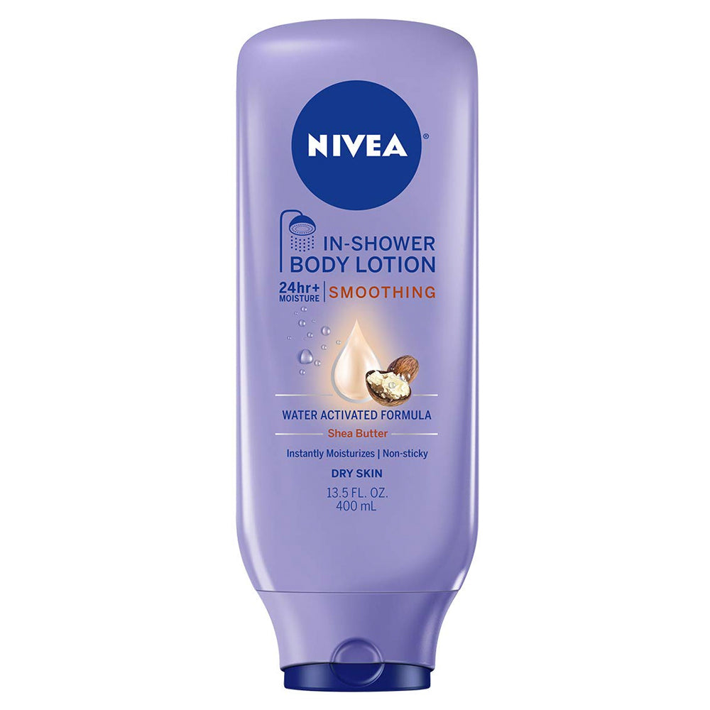 NIVEA In-Shower Body Lotion, Smoothing, 13.5 oz
