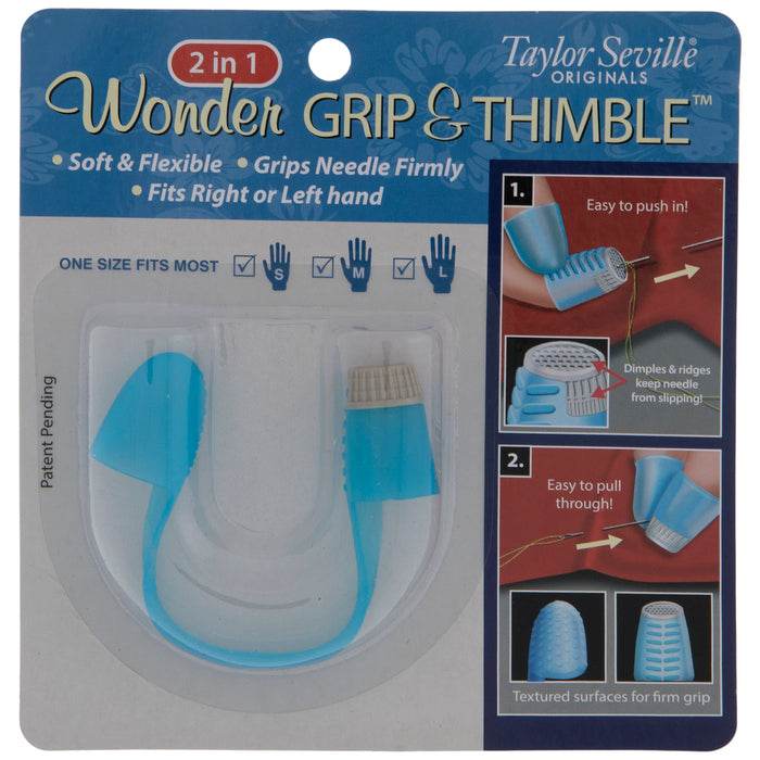 Taylor Seville Blue Wonder Grip & Thimble - OTC Shoppe Express