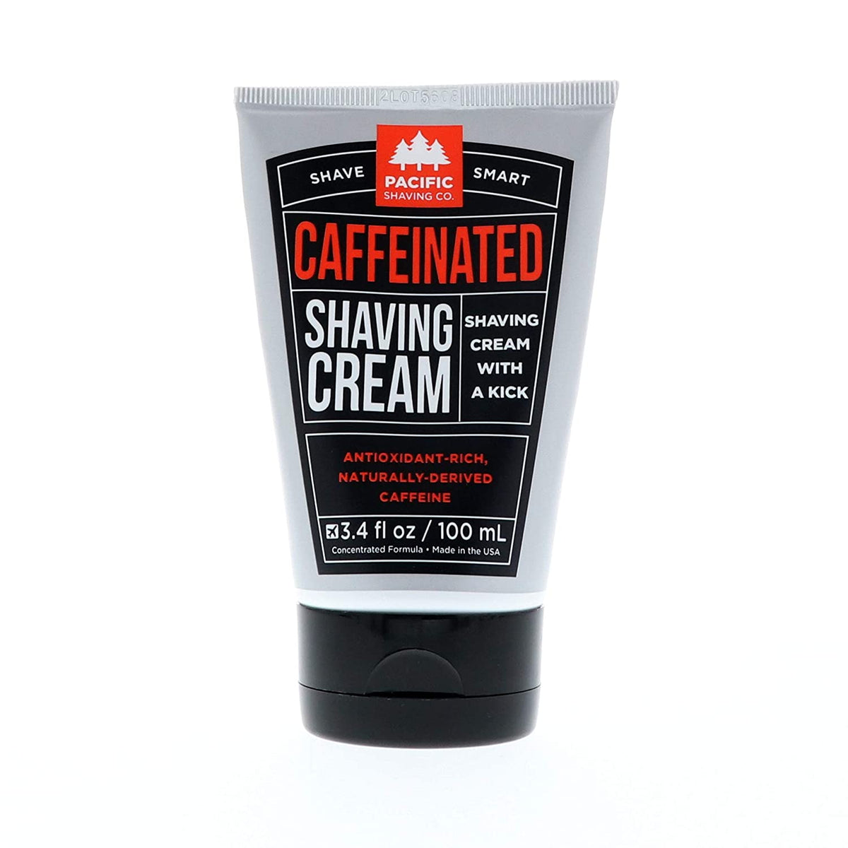 Pacific Shaving Co. Caffeinated Shaving Cream, 3 oz