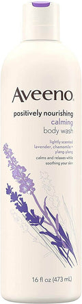 Aveeno Body Wash, Calming Lavender, Chamomile + Ylang Ylang, 16 oz - OTC Shoppe Express