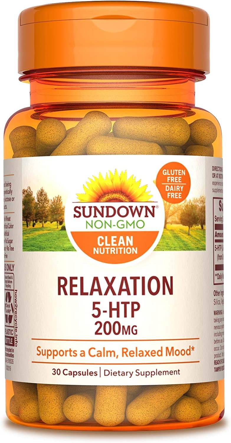 Sundown Naturals 5-HTP, 200 mg, Capsules, 30 ea - OTC Shoppe Express