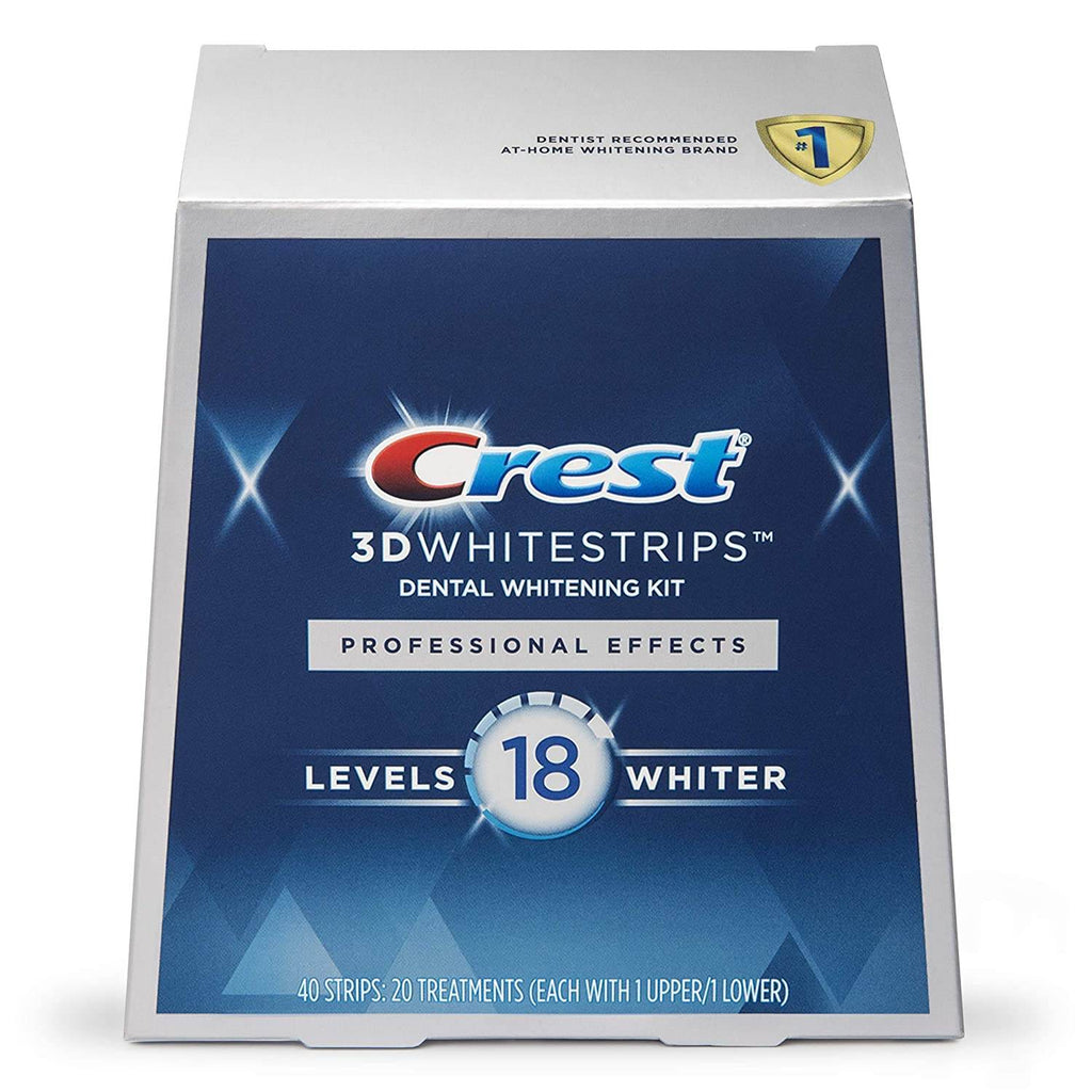 Crest 3D White Luxe Whitestrips, Professional Effects, 20 ea - OTC Shoppe Express
