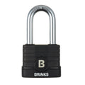 Brinks XT Plus Steel Keyed Padlock, 2.219-in, 1 ea