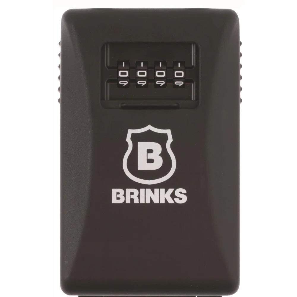 Brinks Wall Mount Steel Combination Padlock, Key Safe, 3.13-in, 1 ea