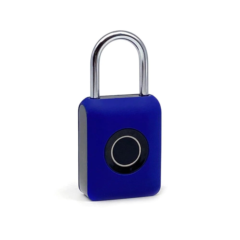 Guard Dog Security Biometric Padlock, Blue, 1 ea