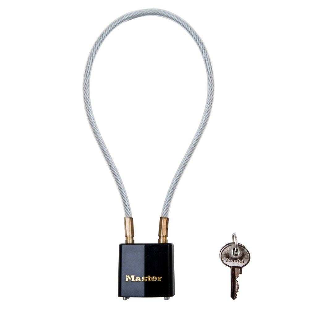 Master Lock Steel Keyed Padlock, 1.9375-in, 1 ea
