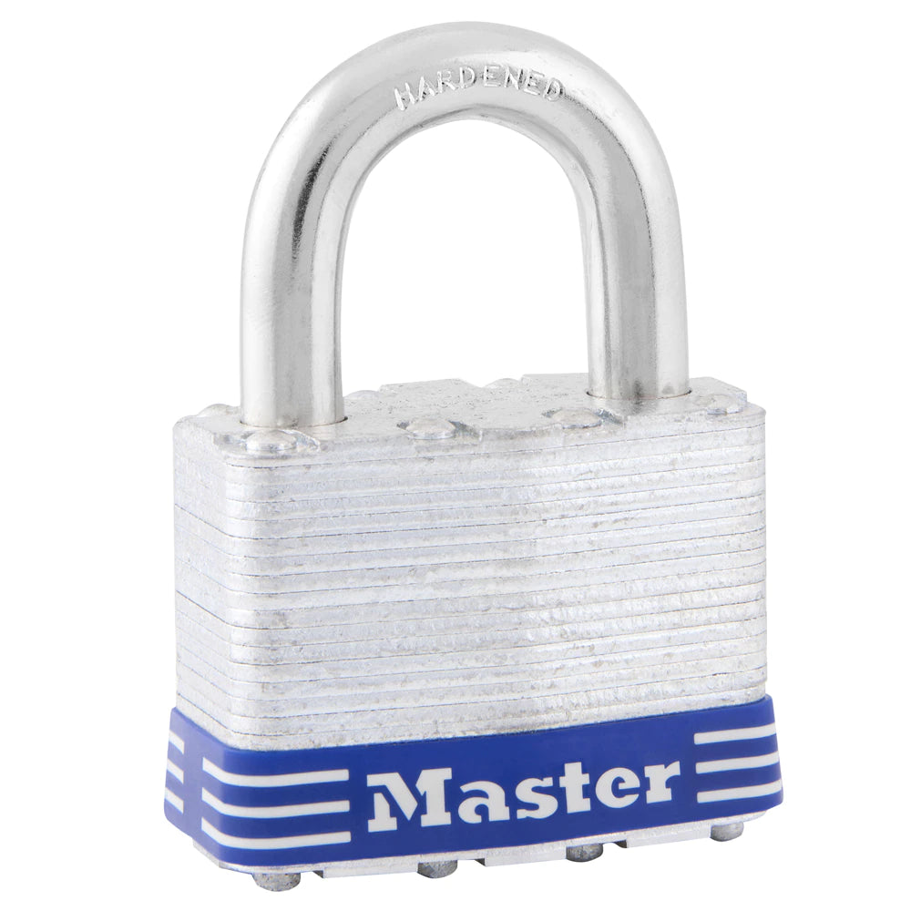 Master Lock Steel Keyed Padlock, 2.08-in, 1 ea