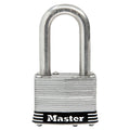 Master Lock Steel Keyed Padlock, 1.785-in, 4 ea