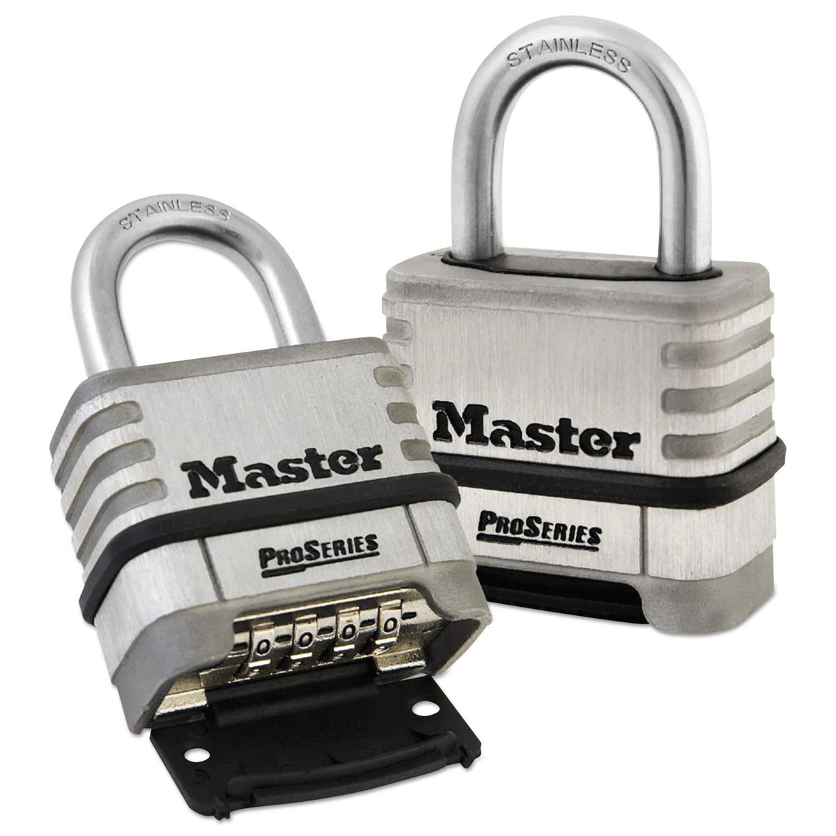 Master Lock ProSeries Stainless Steel Combination Padlock, 2.25-in, 1 ea