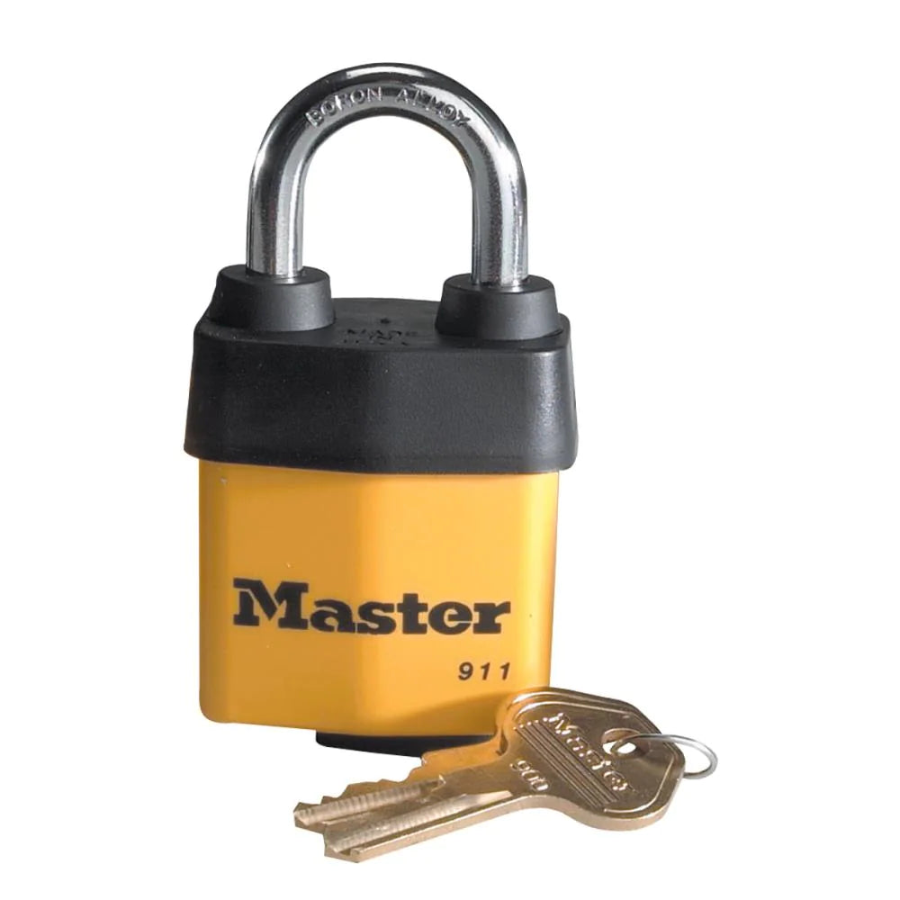 Master Lock Steel Keyed Padlock, 2.125-in, 1 ea