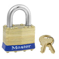 Master Lock Brass Keyed Padlock, 1.75-in, 1 ea