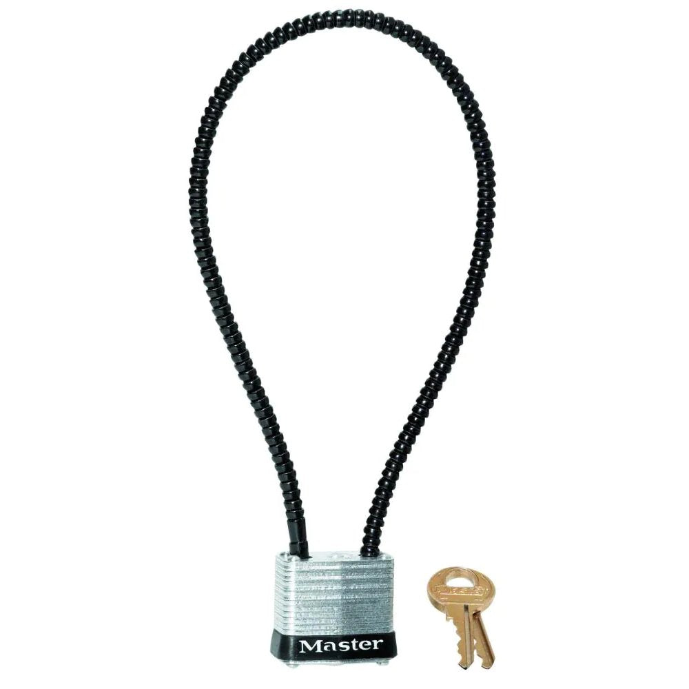 Master Lock Cable Gun Lock Steel Keyed Padlock, 1.125-in, 1 ea
