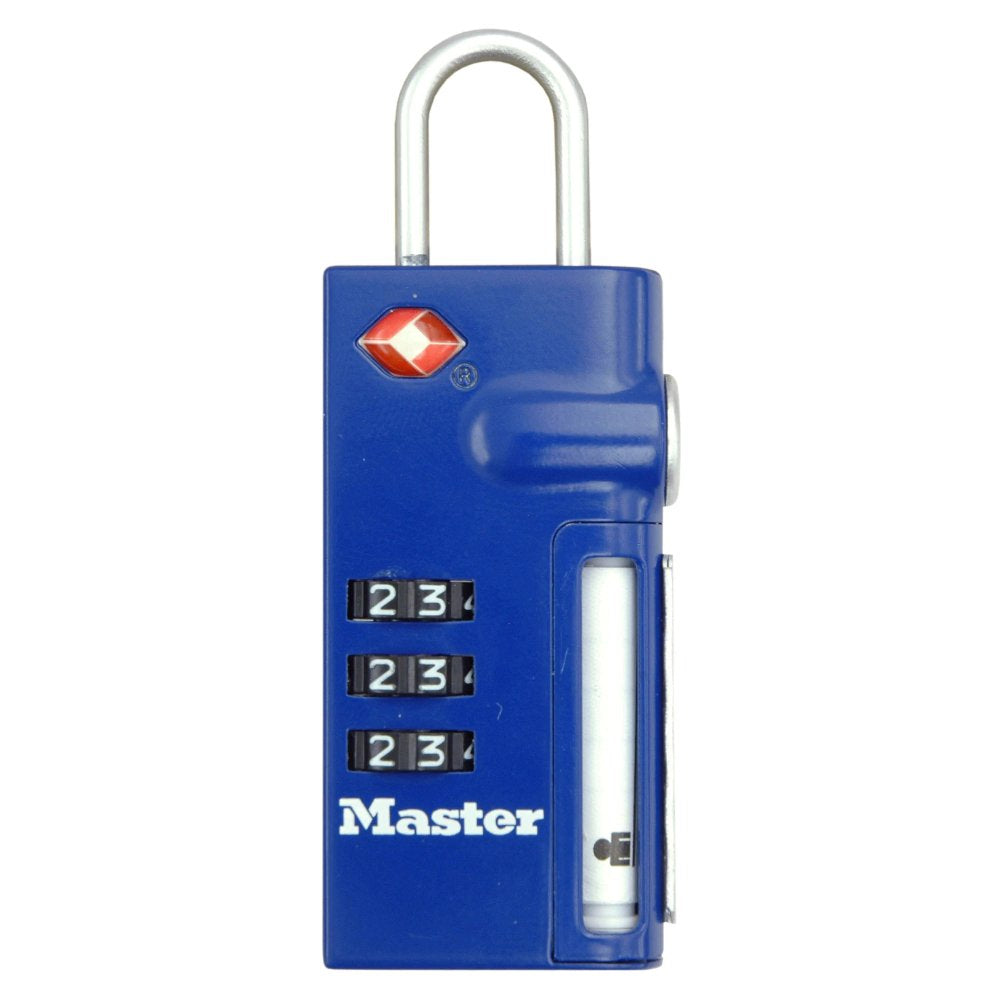 Master Lock Plastic Combination Padlock, 1.25-in, 1 ea