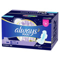 Always Maxi Pads Overnight Absorbency Unscented with Wings, Size 5, 54 ea